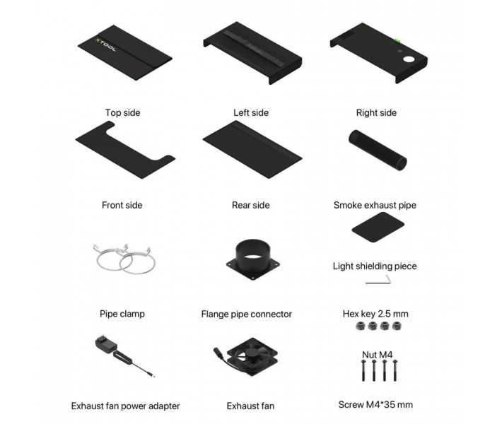 Carcasa xTool Enclosure EU V1.0 para D1, D1 Pro