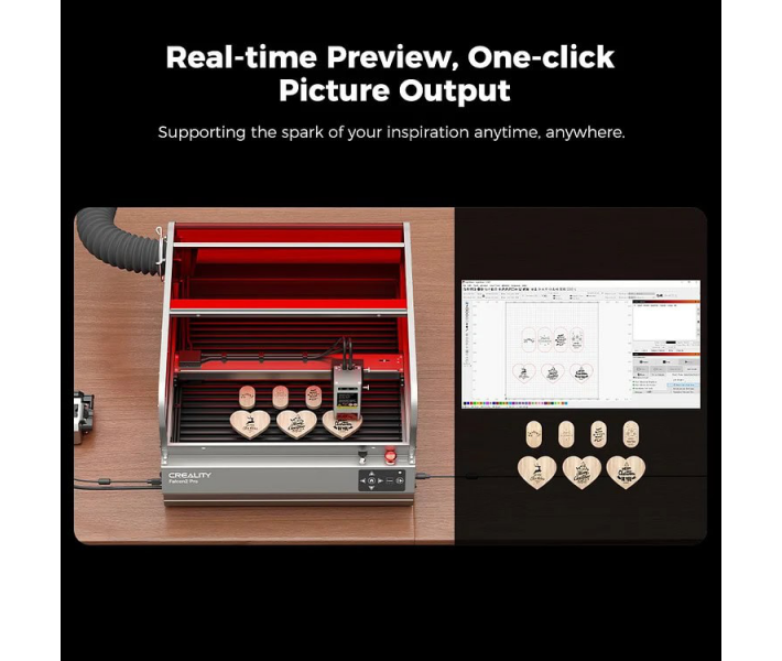Creality Falcon2 Pro 22W Grabador-cortador láser