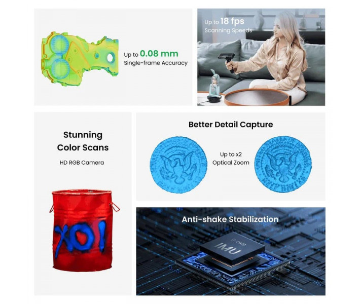 Escáner 3D Revopoint POP 3 Plus