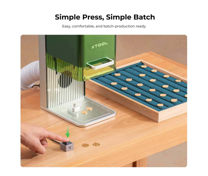 Botón del mando a distancia del grabador xTool F1