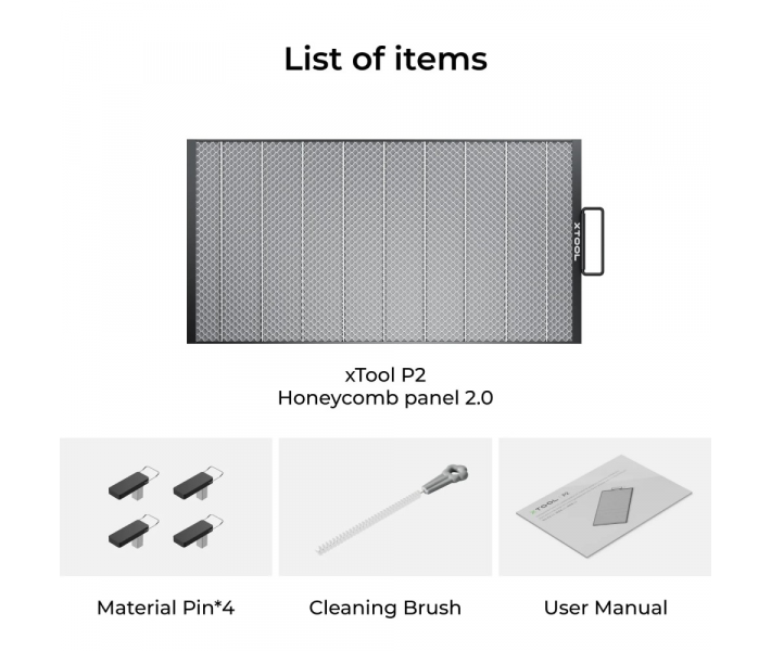 Panel para grabadores xTool P2 Honeycomb Panel 2.0