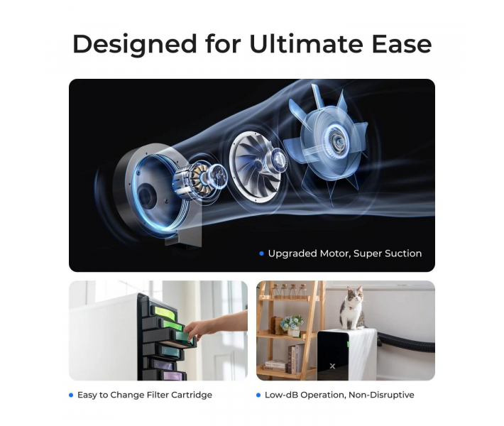 Purificador de aire xTool SafetyPro™ AP2 V1.0 con sistema SuperCyclone