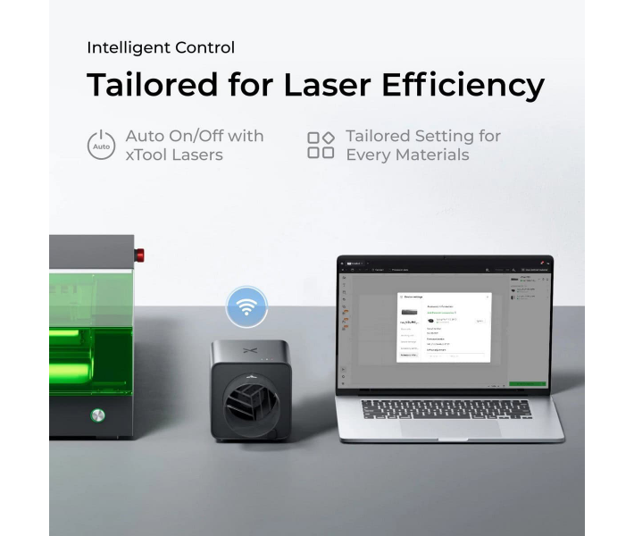 xTool SafetyPro™ IF2 V1.1 Hyper Flow ventilador de conducto de alto rendimiento