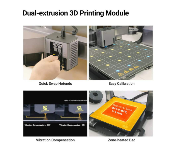 Impresora 3D 3 en 1 Snapmaker Artisan Premium 40W