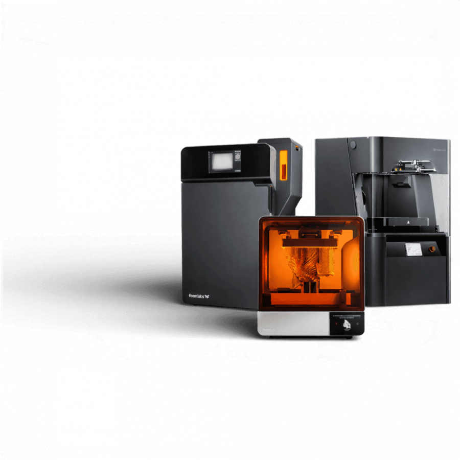 Gama de impresoras 3D SLA profesionales de Formlabs: Fuse 1+, Form 4L, Markforged FX10