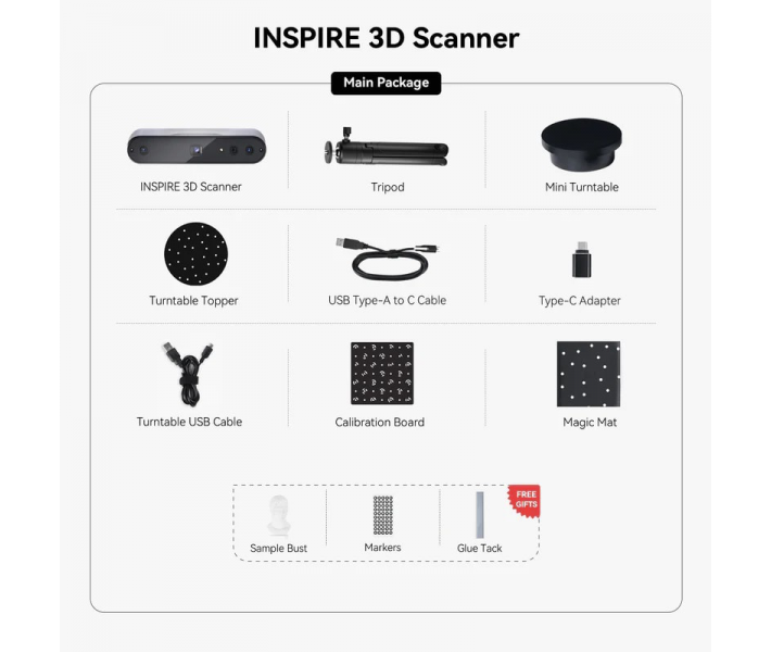 Escáner 3D Revopoint Inspire