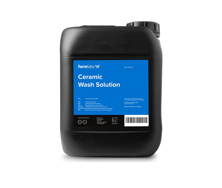 Solución de lavado de cerámica de Formlabs, 5 L