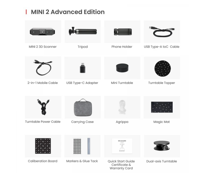 Escáner 3D Revopoint Mini 2