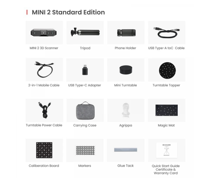 Escáner 3D Revopoint Mini 2