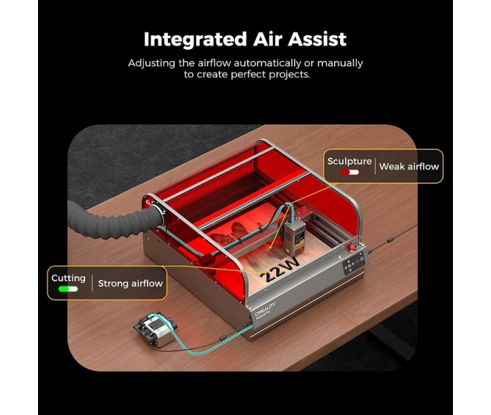 Creality Falcon2 Pro 22W Grabador-cortador láser