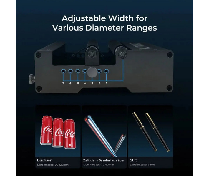 Creality Rotary Roller para grabadores láser
