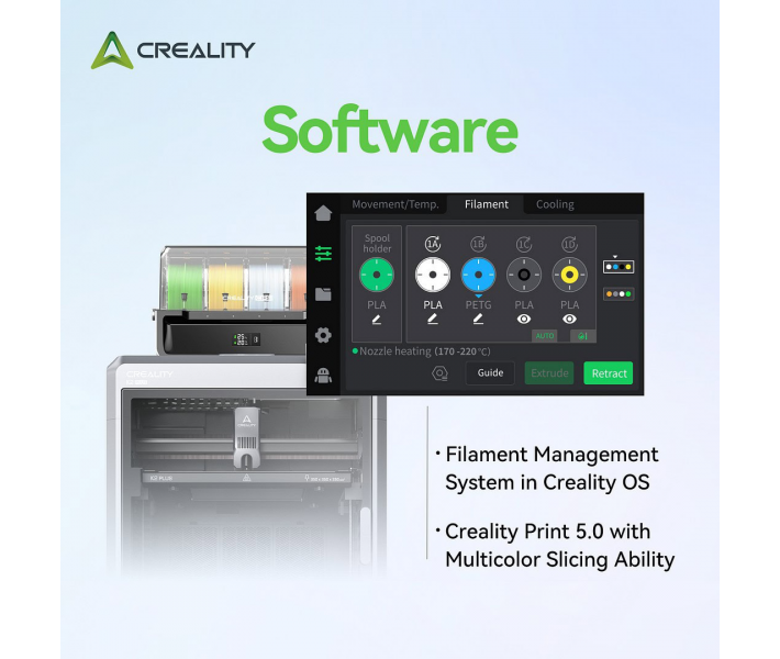 Impresora 3D Creality K2 Plus Combo