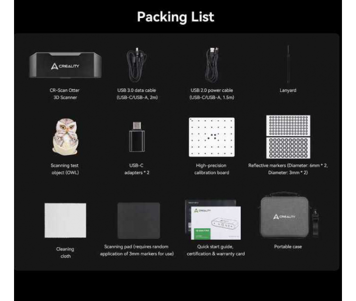 Escáner 3D Creality CR-Scan Otter