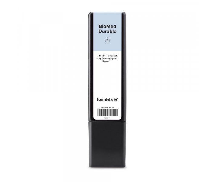 Cartucho de resina duradera Formlabs BioMed para Form 3, 1 L