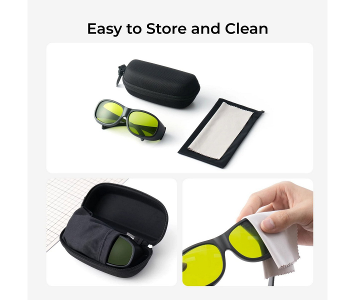 Gafas protectoras xTool Laser Safety Goggles | 316-450 nm, 900-1080 nm