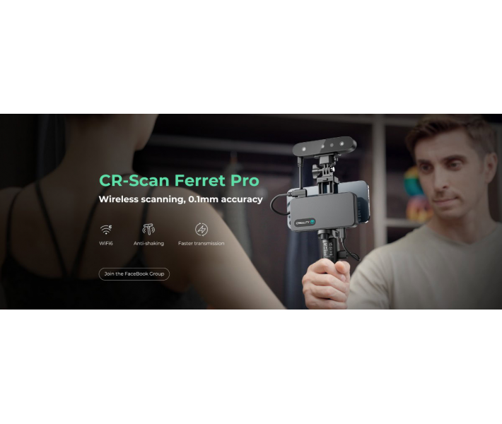 Escáner 3D Creality CR-Scan Ferret Pro