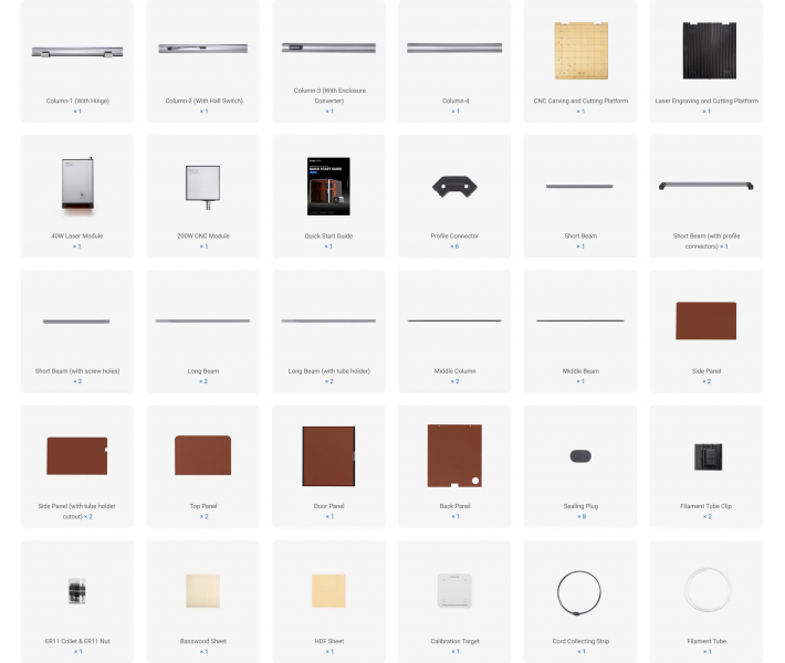 Impresora 3D 3 en 1 Snapmaker Artisan Premium 40W