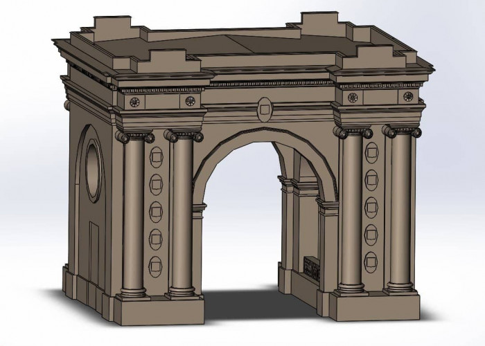 Modelado 3D de elementos arquitectónicos