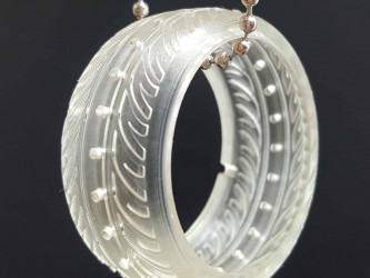 Impresión 3D SLA, rueda, con resina Formlabs Elastic 50A