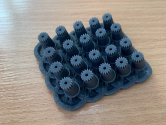 SLA 3D-друк шестерні з фотополімеру Formlabs Grey Resin