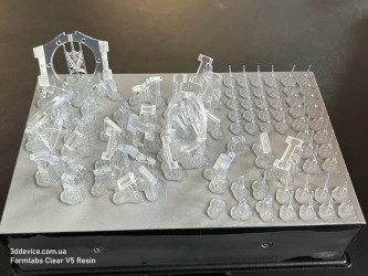 Impresión 3D SLA con resina Formlabs Clear V5