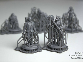 3D-друк мініатюрних статуеток на 3D-принтері SLA Formlabs Tough 1500 V1.1 Resin