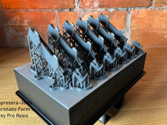 Impresión 3D SLA de piezas de repuesto personalizadas, resina gris Formlabs Grey Pro