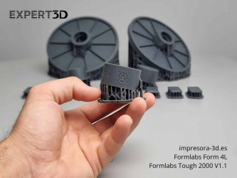 Peça industrial impressa em 3D SLA com resina Tough 2000 V1.1 - Formlabs Form 4L