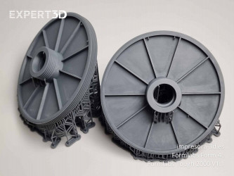 Peças industriais impressas em 3D SLA com resina Tough 2000 V1.1 - Formlabs Form 4L