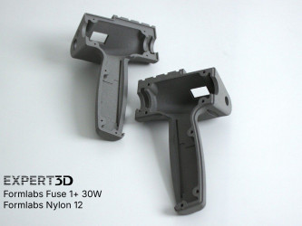 Capa ergonómica para dispositivo impressa em 3D SLS com Formlabs Form Fuse 1+ 30W - Nylon 12 Powder (PA12)