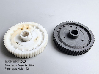 Fabricação de peças de reposição em Nylon impressas em 3D SLS com Formlabs Form Fuse 1+ 30W - Nylon 12 Powder (PA12)