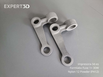 Bielas mecânicas impressas em 3D SLS com Formlabs Form Fuse 1+ 30W - Nylon 12 Powder (PA12)