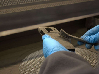 Postprocesamiento de impresión 3D SLS de piezas de Nylon 12 Fuse por EXPERT3D