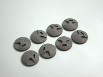 Piezas funcionales redondas de Nylon 12 Fuse, impresión 3D SLS por EXPERT3D