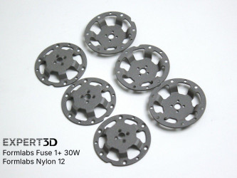 Grelhas circulares e peças funcionais - Nylon SLS - Expert3D