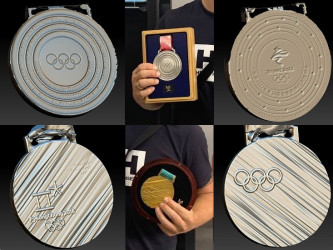 Escaneado de las medallas olímpicas de Oleksandr Abramenko para la creación de NFT