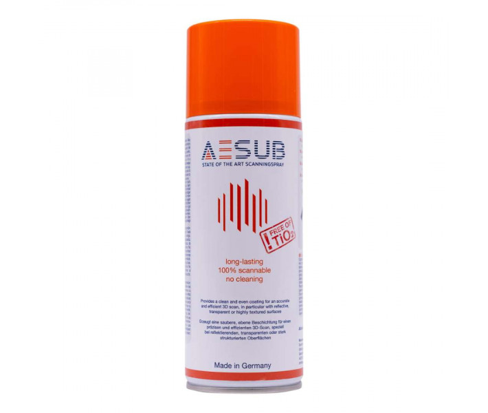 AESUB Orange 400 ml – Espray Sublimable para Escaneo 3D