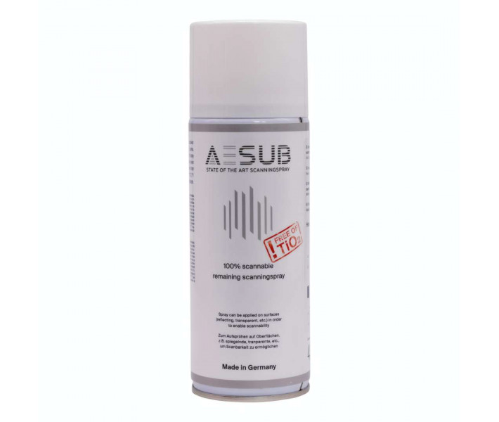 AESUB White 400 ml – Spray de Escaneo 3D Permanente