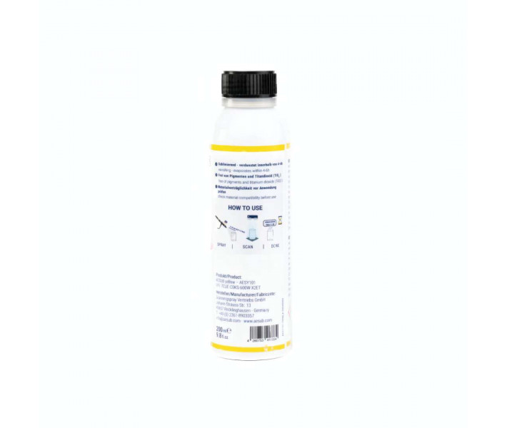 AESUB Yellow 200 ml – Espray Sublimable para Escaneo 3D