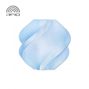 Bambu Lab PETG Translucent – Filamento para Impresión 3D, 1 kg (Recarga), Azul claro