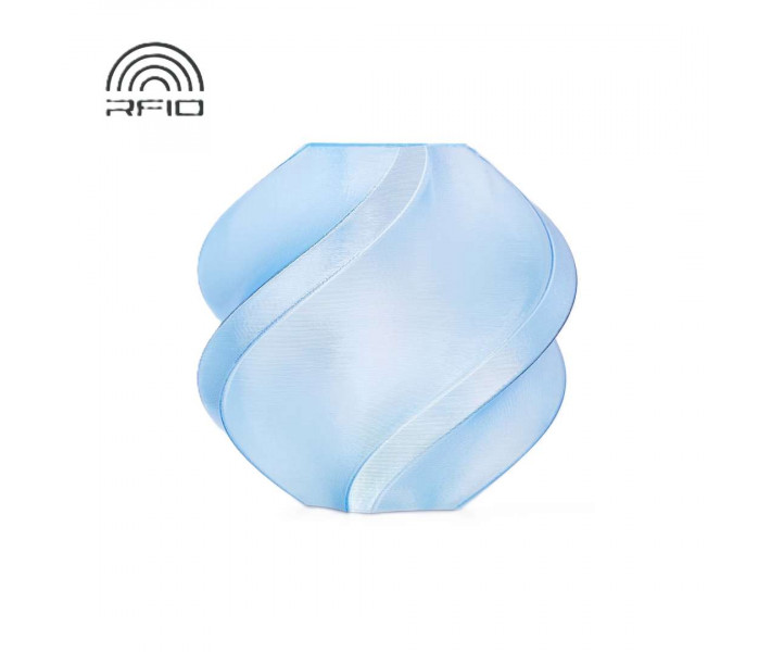 Bambu Lab PETG Translucent – Filamento para Impresión 3D, 1 kg (Recarga), Azul claro