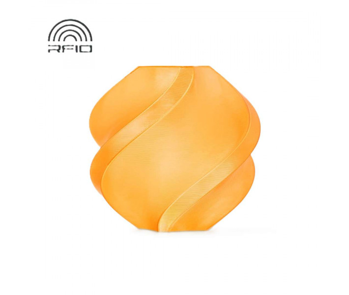 Bambu Lab PETG Translucent – Filamento para Impresión 3D, 1 kg (Recarga), Naranja