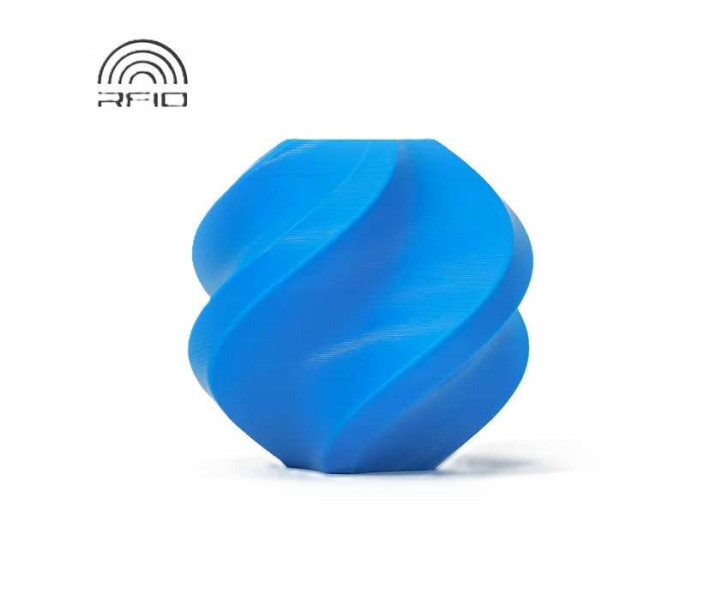 Filamento PLA Basic Bambu Lab, 1.75 mm, 1 kg (Con carrete), Cian