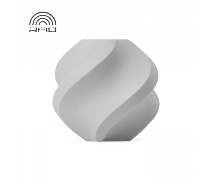 Filamento PLA Basic Bambu Lab 1,75 mm, 1 kg (Sin carrete), Gris Claro