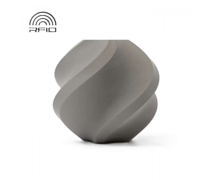 Filamento PLA Basic Bambu Lab, 1.75 mm, 1 kg (Con carrete), Gris