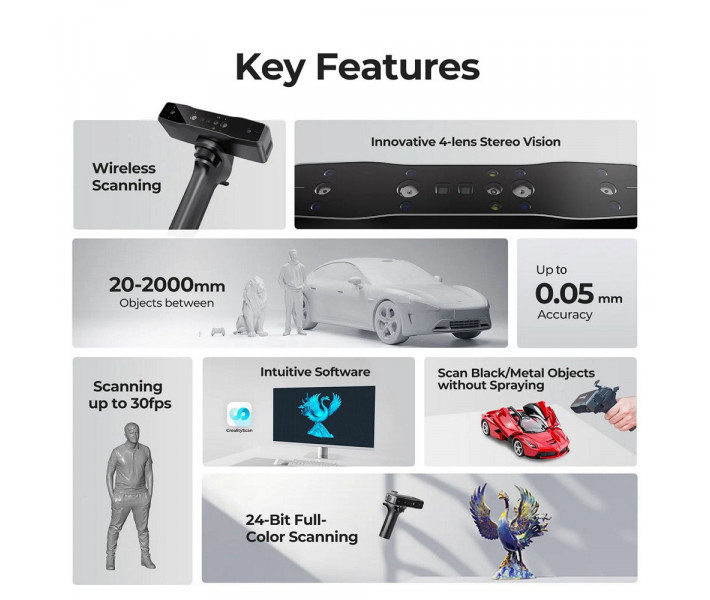 Escáner 3D Creality Otter Lite