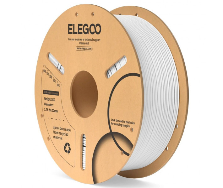 Filamento ELEGOO PLA 1 kg Blanco