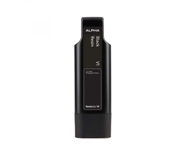 Resina para impresión 3D Formlabs Alpha Black Resin 1 L