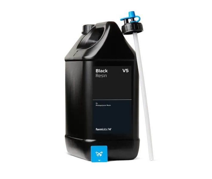 Resina negra Formlabs V5 Form 4, 5L