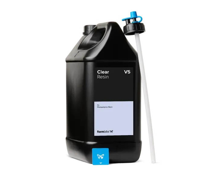 Resina transparente Formlabs V5 Form 4, 5L